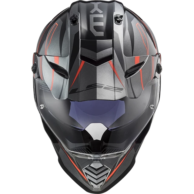 Moto prilba LS2 MX436 Pioneer Evo - Evolve Red White
