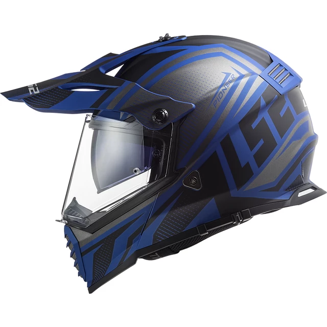 Moto prilba LS2 MX436 Pioneer Evo - Evolve Red White