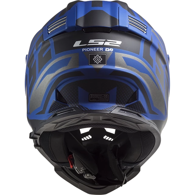 Moto prilba LS2 MX436 Pioneer Evo - Evolve Red White