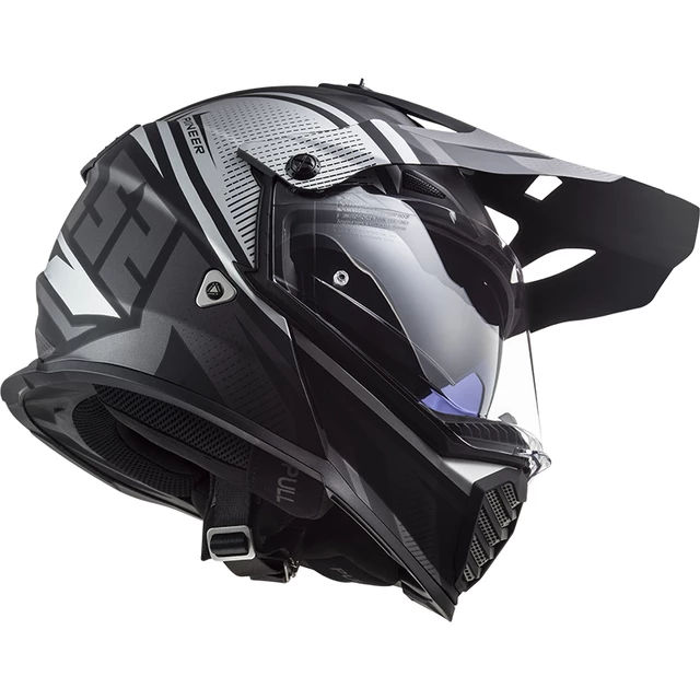 Moto prilba LS2 MX436 Pioneer Evo - Evolve Red White