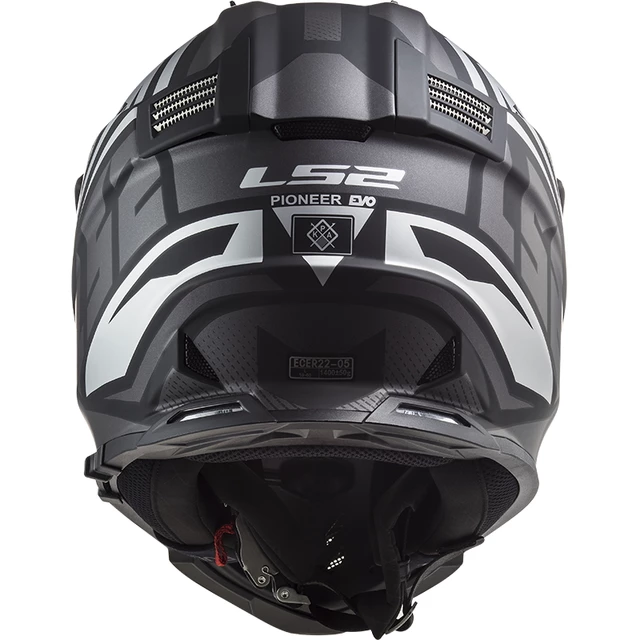 Moto prilba LS2 MX436 Pioneer Evo - Evolve Red White