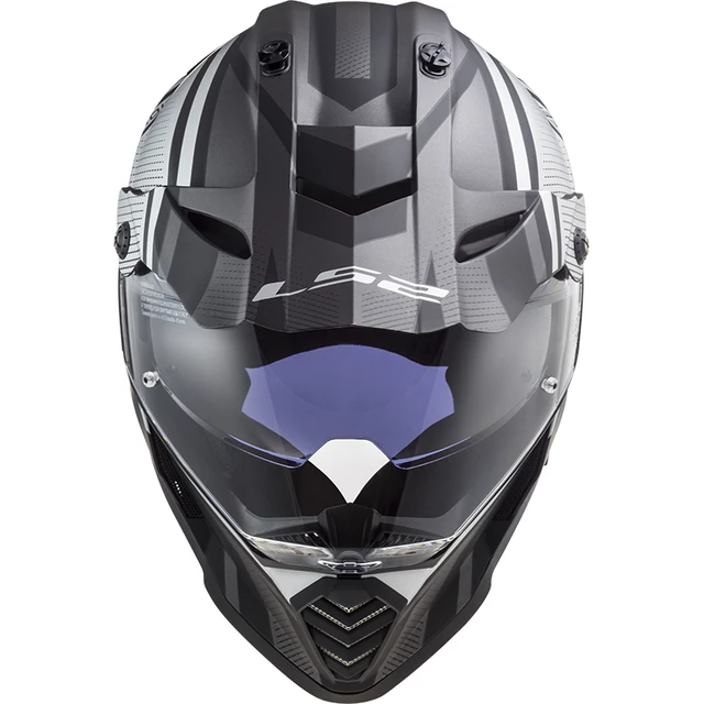 Moto prilba LS2 MX436 Pioneer Evo - Evolve Red White