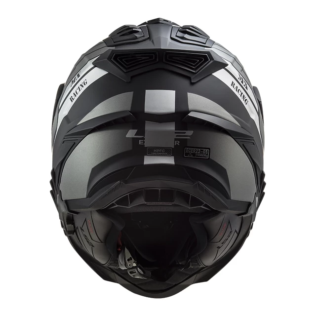 Enduro prilba LS2 MX701 Explorer Atlantis - Glossy Red White Blue