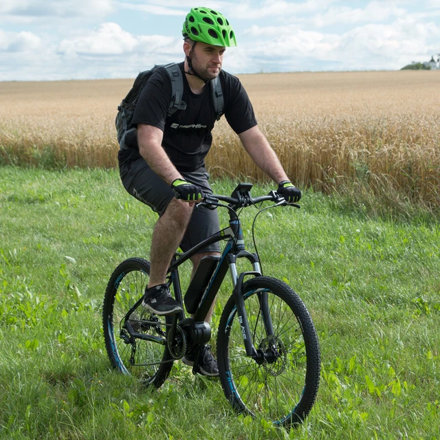 Cyklo rukavice W-TEC Bravoj - modro-čierna