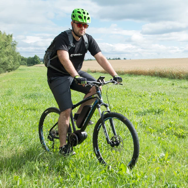 Cyklo rukavice W-TEC Bravoj - modro-čierna