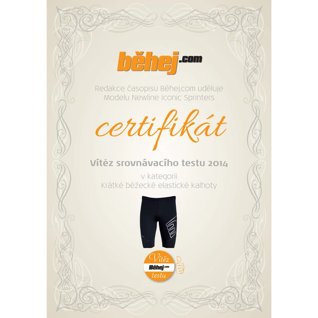 Unisex bežecké kompresné kraťasy Newline ICONIC Compression Sprinters