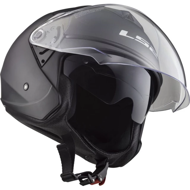 Moto prilba LS2 OF573 Twister II Single Mono - Matt Black