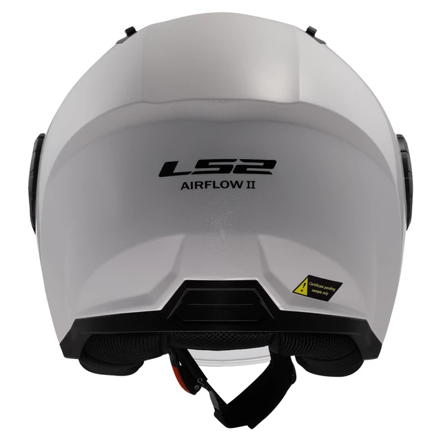 Moto prilba LS2 OF616 Airflow II Solid Gloss White