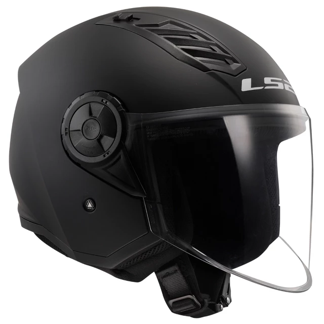 Moto prilba LS2 OF616 Airflow II Solid Matt Black