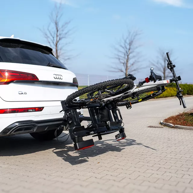 Nosič bicyklov na ťažné zariadenie inSPORTline Trekan 2 Elektro - pre dva bicykle