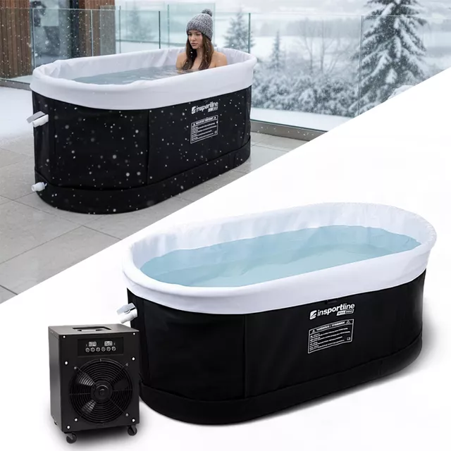 Prenosná otužovacia vaňa inSPORTline FrostPeace s termoregulačným systémom