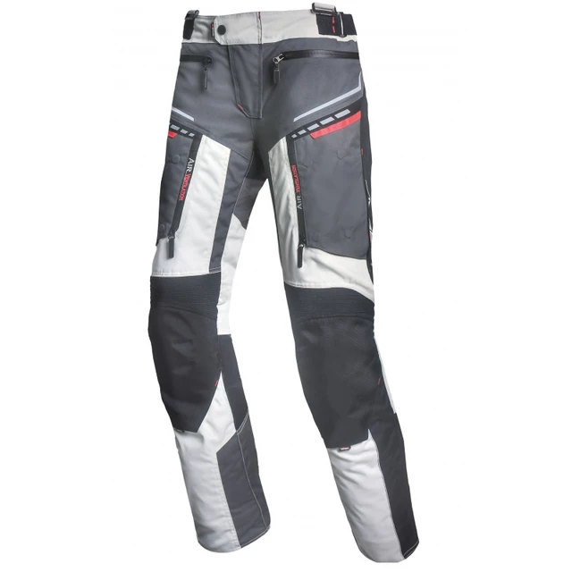 Pánske textilné moto nohavice Spark Avenger - šedá - šedá
