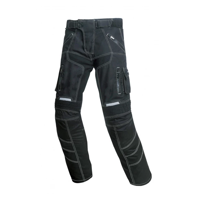 Unisex moto nohavice Spark Pero - čierna - čierna