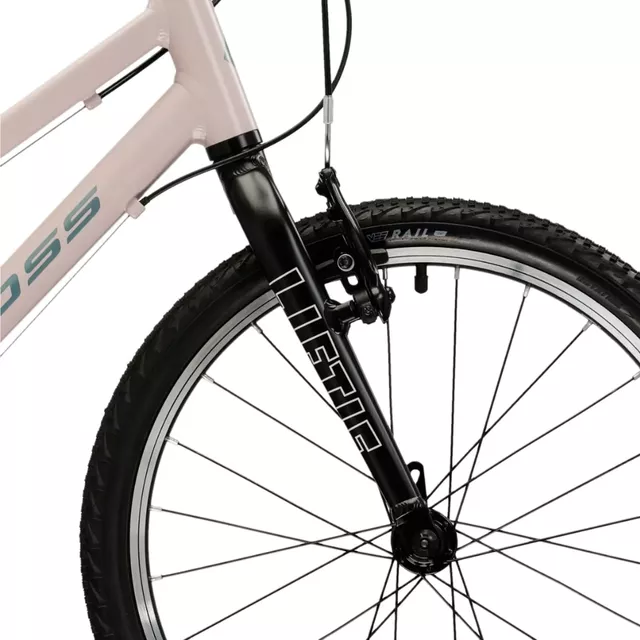 Detský bicykel Kross Liftie 20" - model 2025 - mätová / čierna / lesk