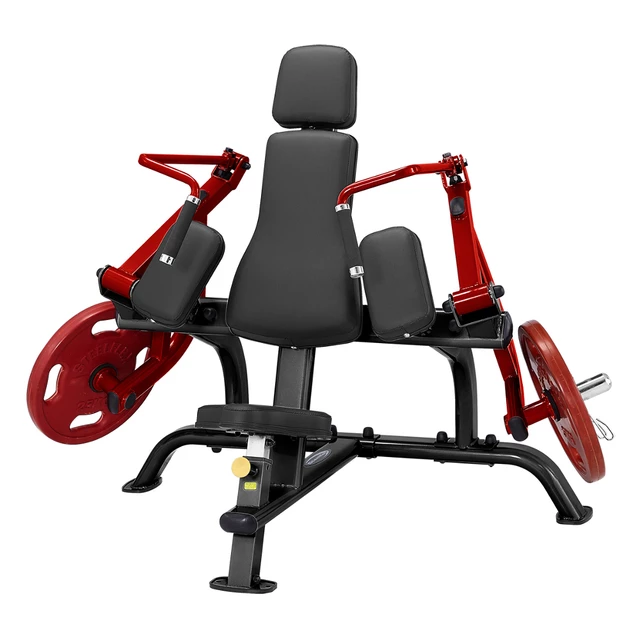 Izolovaný triceps Steelflex PlateLoad Line PLTE - čierno-červená - čierno-červená