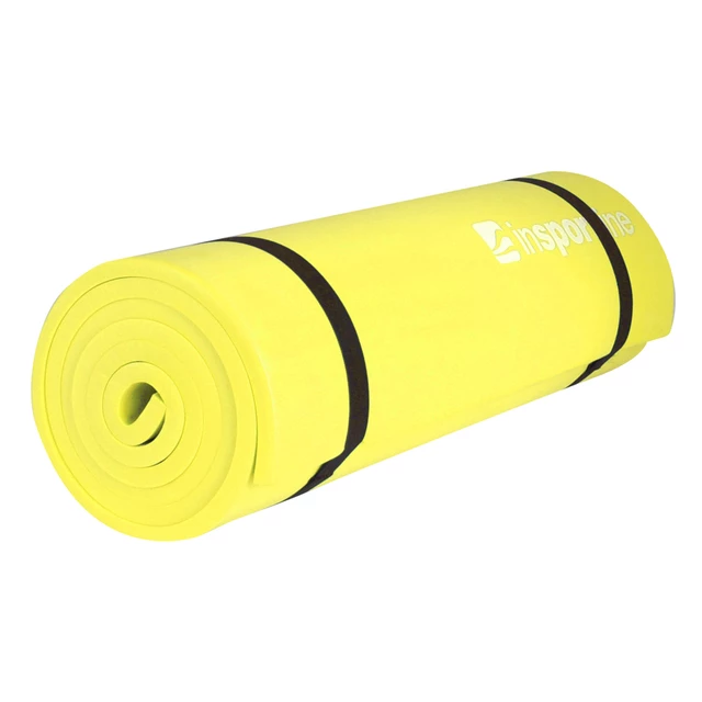 Karimatka inSPORTline EVA 180x50x1 cm - ružová - žltá