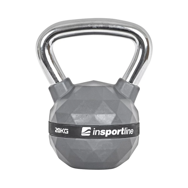 Pogumovaná činka inSPORTline Ketlebel PU 20kg - 2.akosť