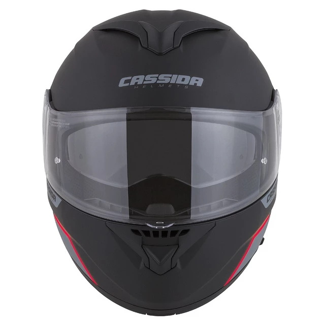 Moto prilba Cassida Compress 2.0 Refraction P/J - čierna matná/šedá/žltá fluo
