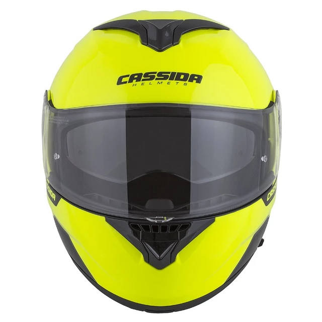 Moto prilba Cassida Compress 2.0 Refraction P/J - čierna matná/šedá/žltá fluo