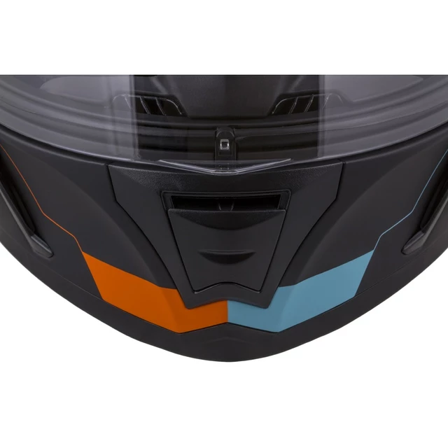 Moto prilba Cassida Integral 3.0 Turbohead - čierna matná/oranžová/modrá