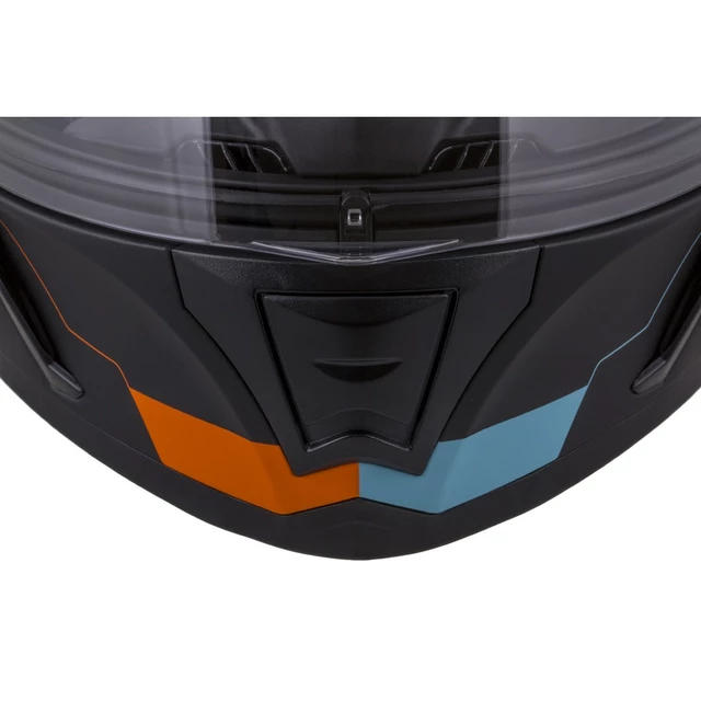 Moto prilba Cassida Integral 3.0 Turbohead - čierna matná/oranžová/modrá