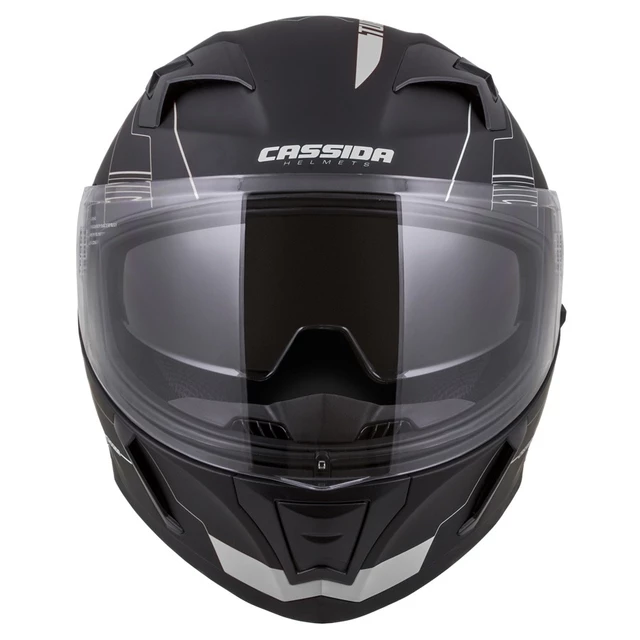 Moto prilba Cassida Integral 3.0 Turbohead - čierna matná/oranžová/modrá