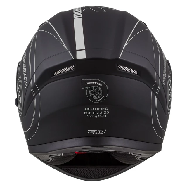 Moto prilba Cassida Integral 3.0 Turbohead - čierna matná/oranžová/modrá
