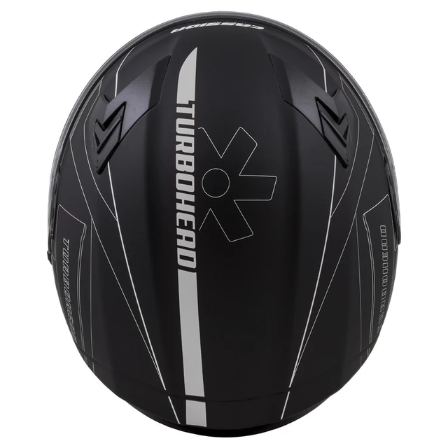 Moto prilba Cassida Integral 3.0 Turbohead - čierna matná/oranžová/modrá