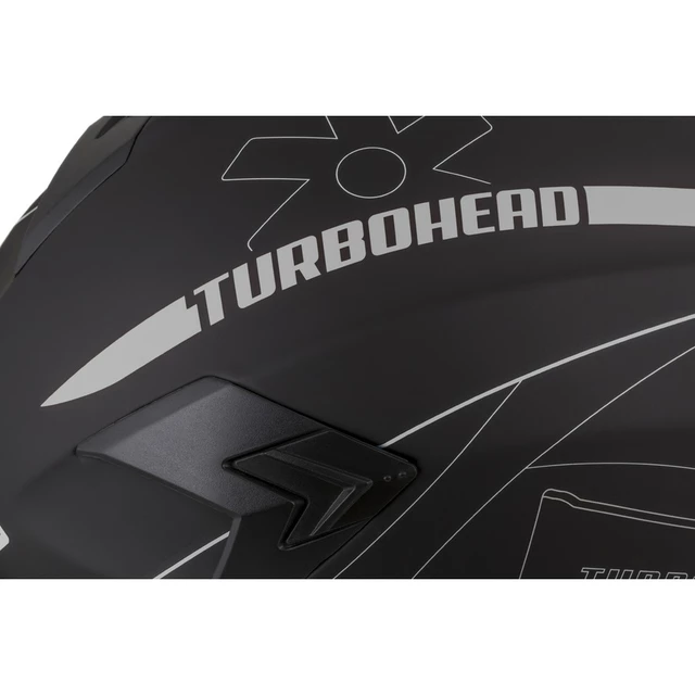 Moto prilba Cassida Integral 3.0 Turbohead - čierna matná/oranžová/modrá
