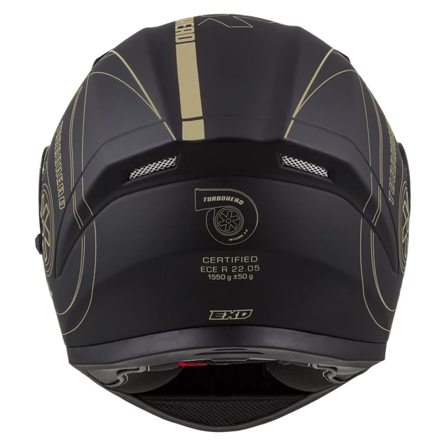 Moto prilba Cassida Integral 3.0 Turbohead - čierna matná/oranžová/modrá