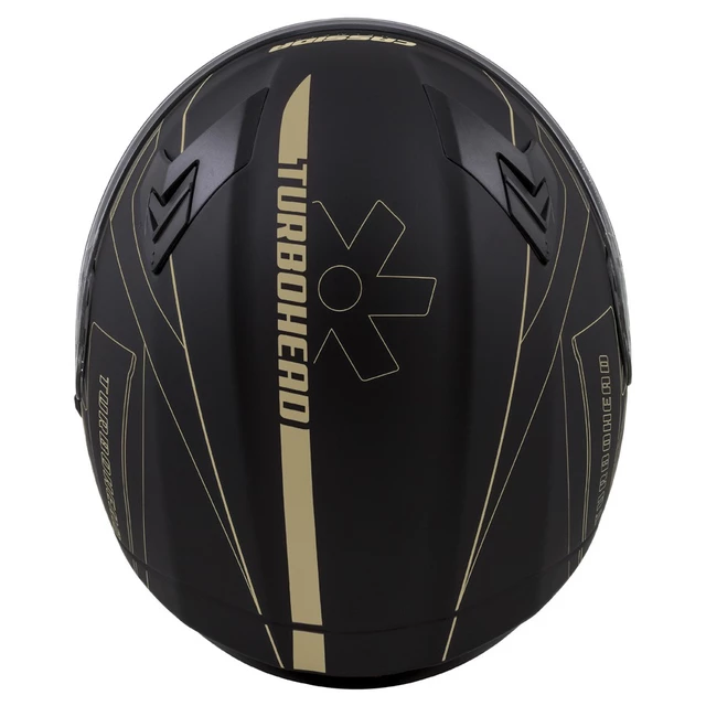 Moto prilba Cassida Integral 3.0 Turbohead - čierna matná/oranžová/modrá