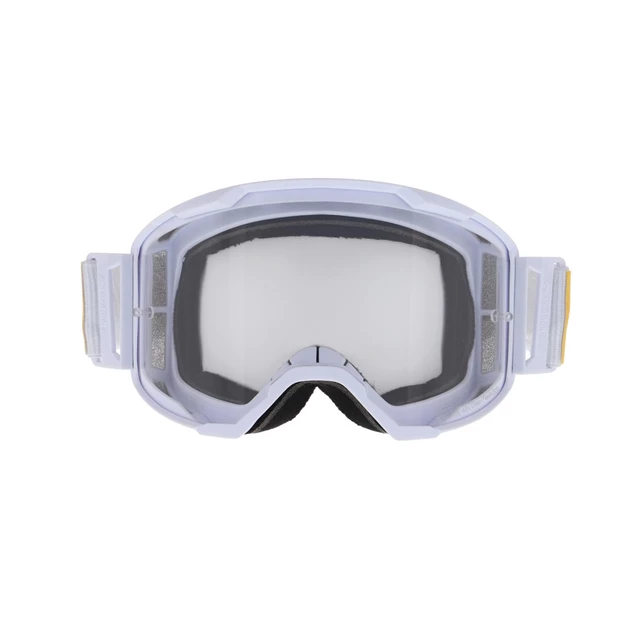 Motokrosové okuliare RedBull Spect Strive Panovision, biele matné, plexi číre