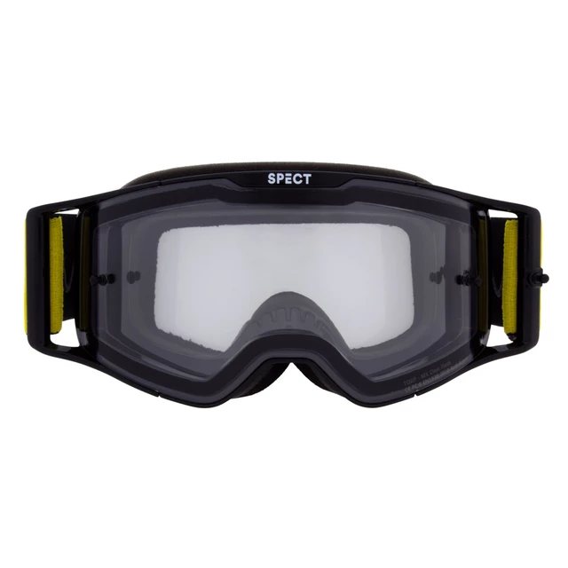 Motokrosové okuliare RedBull Spect Torp, čierne, číre plexi