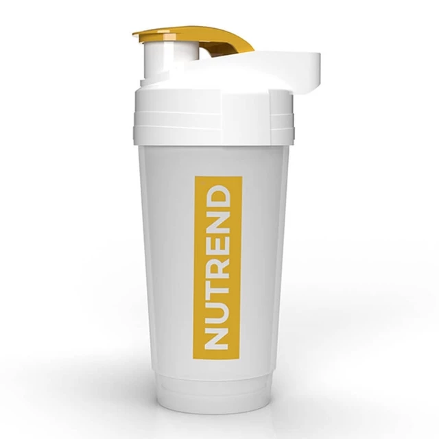 Shaker Nutrend 2021 700 ml - čierna - priehľadná so zlatým logom