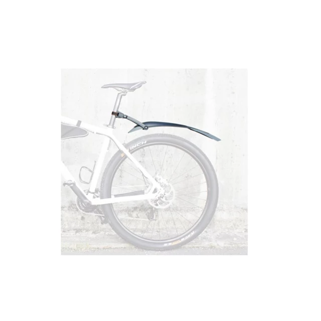 Zadný blatník na bicykel SKS X-Blade II 26-27,5" / 2,0-3,0" na sedlovku - čierno-šedá