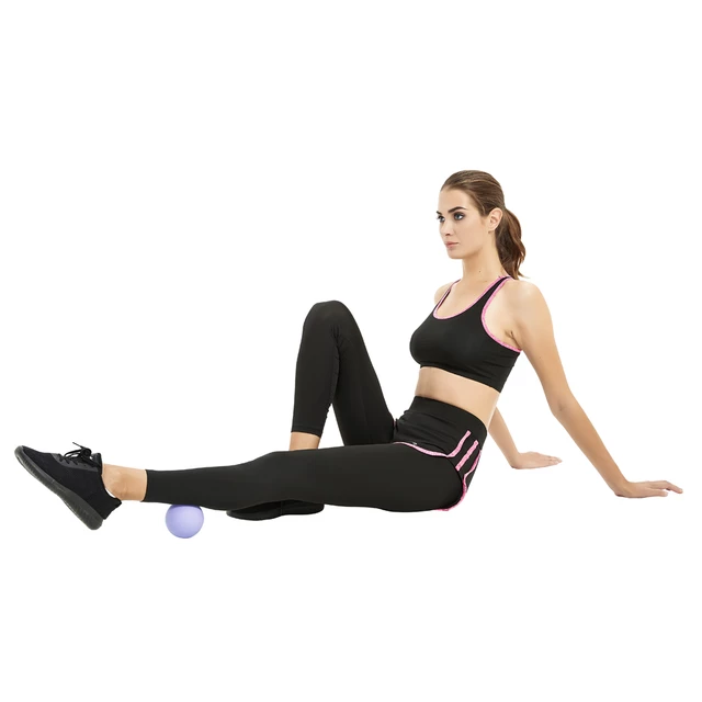Masážne loptičky inSPORTline Thera 6,5 cm - fialová