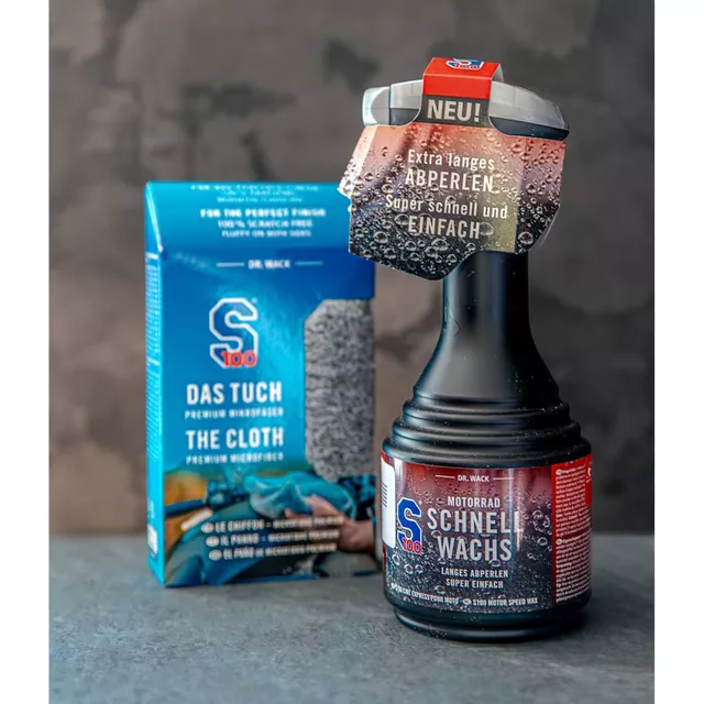 Rýchly vosk S100 Motorcycle Speed Wax 500 ml