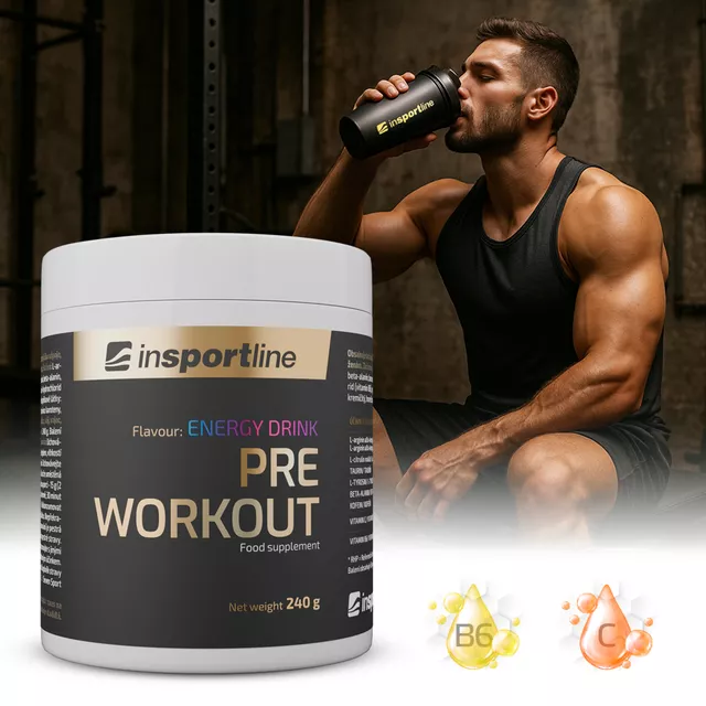 Výživový doplnok inSPORTline Pre Workout 240g