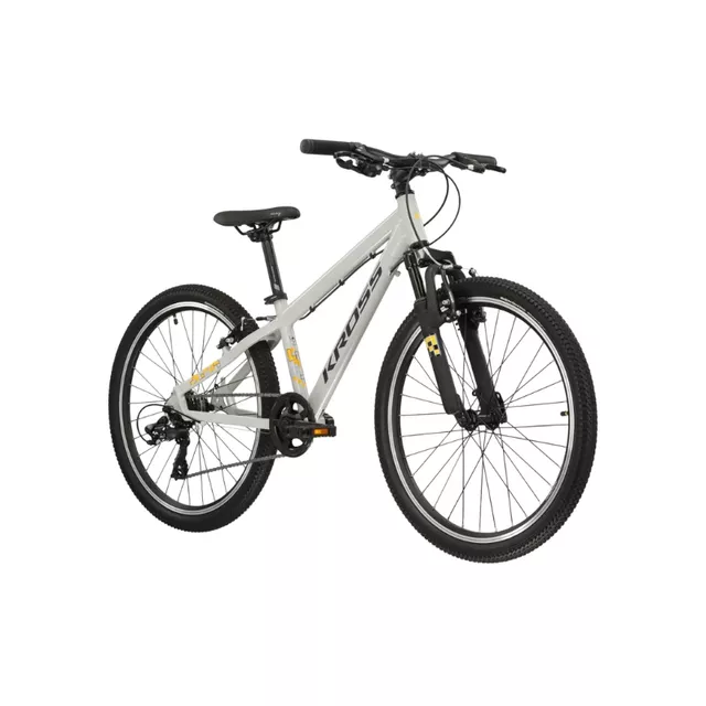 Juniorský bicykel Kross Dust JR 1.0 24" Gen 006 - šedá/čierna/lesk