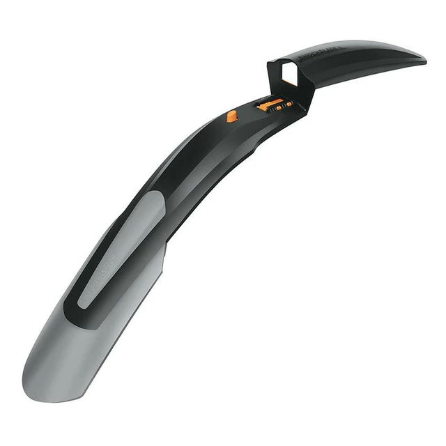 Predný blatník na bicykel SKS Shockblade II 27,5+", 28", 29" / 2,0-3,0" do stĺpika vidlice - čierno-šedá - čierno-šedá
