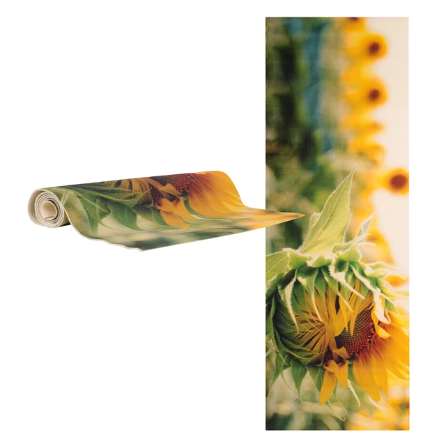Joga podložka inSPORTline Medita 173x61x0,3 cm - flower - flower
