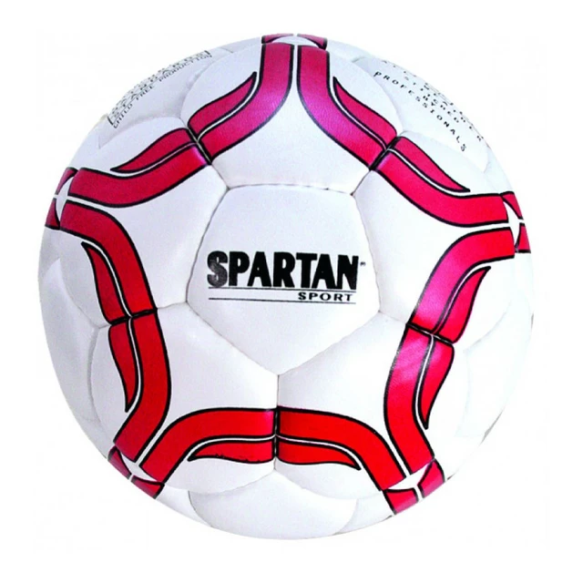 Futbalová lopta SPARTAN Club Junior veľ. 4 - šedá - červená