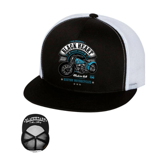 Šiltovka BLACK HEART Style and Power Trucker - biela