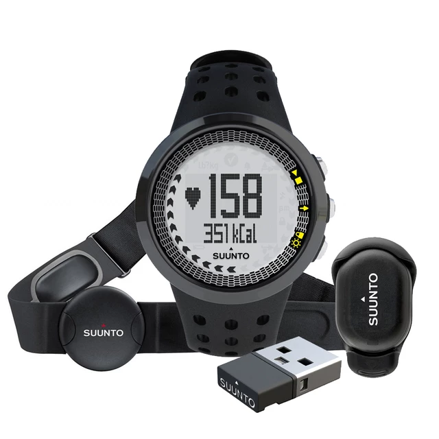 Športtester Suunto M5 Men Black Running Pack (M5 POS. DISP.+ M.MINI)