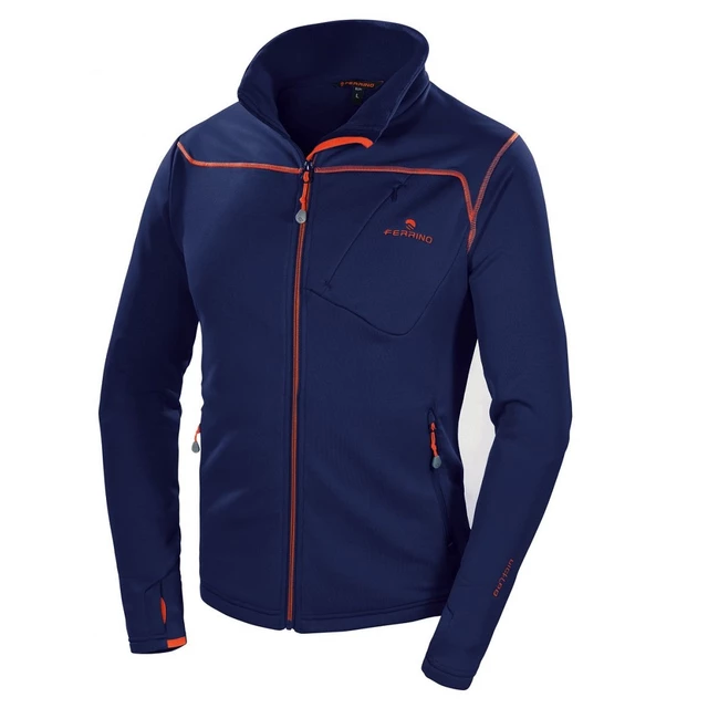 Pánska mikina Ferrino Tailly Jacket Man New - Deep Blue - Deep Blue
