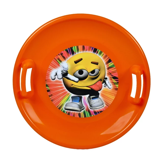 Tanier na sneh STT - modrá emoji girl - oranžová emoji boy