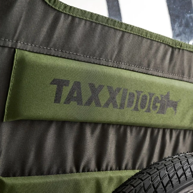 Vozík pre psa TaXXi M tmavo šedá/tmavo zelená