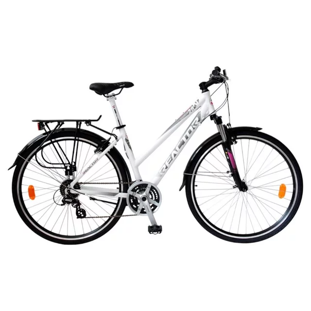 Dámsky trekingový bicykel Reactor Rambler 28" - model 2025 - biela