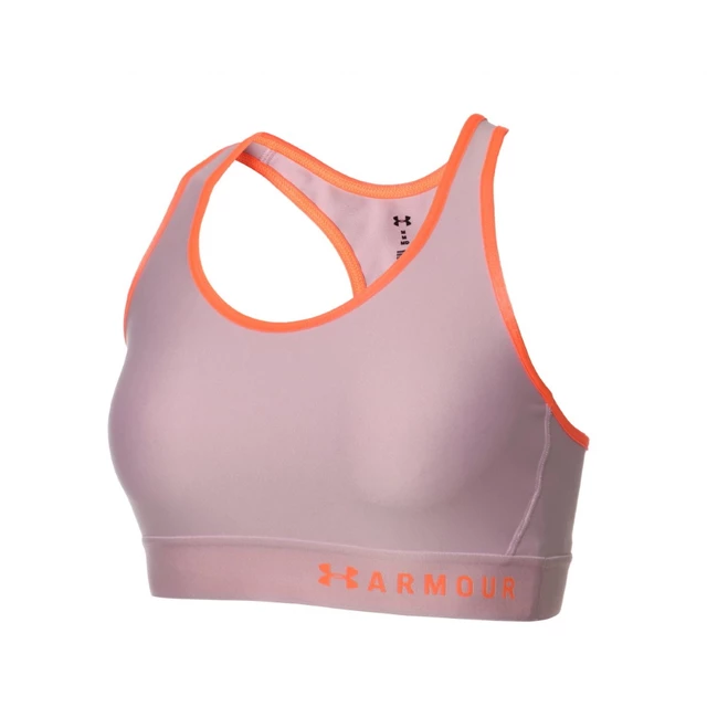 Dámska športová podprsenka Under Armour Mid Keyhole - Halo Gray
