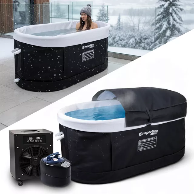 Prenosná otužovacia vaňa inSPORTline FrostPeace s termoregulačným a naparovacím systémom